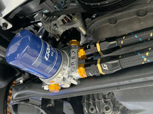GReddy AN12 90 DEGREE HOSE END SWIVEL BLACK/GOLD ANODIZED