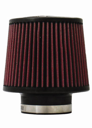 Injen High Performance Air Filter - 3.00 Black Filter 6 Base / 5 Tall / 5 Top