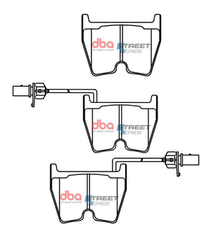 DBA 12-18 Audi A6 Street Series Front Brake Pads