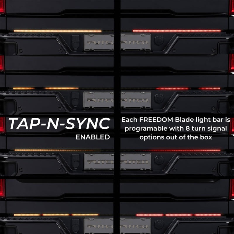 Putco 21-23 Ford F150 w/Factory LED Taillights 60in Freedom Blade LED Tailgate Light Bar