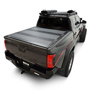 Westin 24-26 Toyota Tacoma 2WD/4WD 5ft. Bed Hard Tri-Fold Tonneau Cover - Black