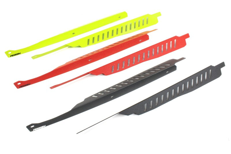 PERRIN 08-14 Subaru WRX/STI / 08-11 Impreza Fender Shroud Set - Neon Yellow