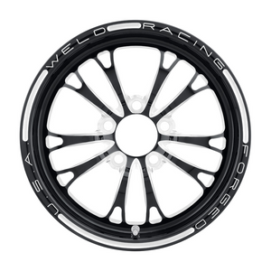 Weld V-Series Frontrunner 15x3.5 / 5x120 / 1.75 BS / 3.18 HB - Gloss Black Milled - Non-BL Wheel