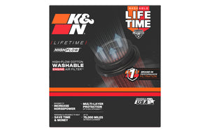 K&N Filter 2 3/4 inch Flange 5 7/8 inch OD Base 4 3/4 Top 5 inch Height