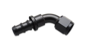 Vibrant Push-On 60 Degree Hose End Elbow Fitting Size -8AN