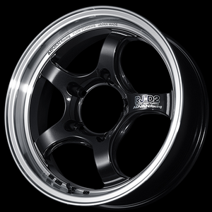 Advan RG-D2 17x7.5 / +50 Offset / 5x100 / 63mm Bore / Machining and Black Gunmetallic