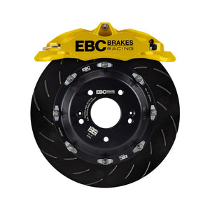 EBC 06-15 Mazda Miata MX5 (NC) Yellow Apollo-4 Calipers 330mm Rotors Front Big Brake Kit