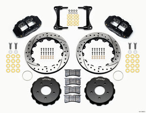 Wilwood Narrow Superlite 4R Front Hat Kit 12.88in Drill 2007-Up Jeep Wrangler