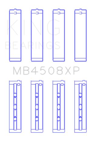 King Engine Bearings Honda J30/J35 Main Bearing Set
