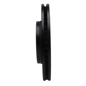 R1 18-22 Toyota C-HR Front Right Drilled & Slotted Black Brake Rotor