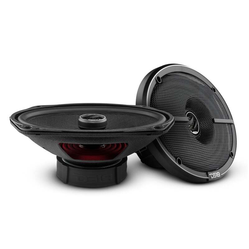 DS18 6x9in 120 Watts RMS 4 ohm 2-Way Coaxial Speaker w/ Kevlar Cones