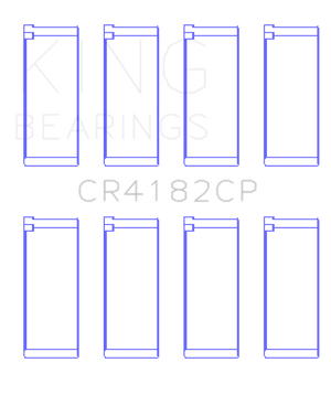King Engine Bearings VW ABL / AEY / AGR / AHH / AHU 1.9L (Size 0.25) Rod Bearing Set