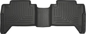Husky Liners 05-15 Toyota Tacoma Double Cab WeatherBeater 2nd Row Floor Liner - Black