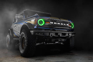 Oracle 2021+ Ford Bronco Oculus Bi-LED Projector Headlights - ColorSHIFT LED