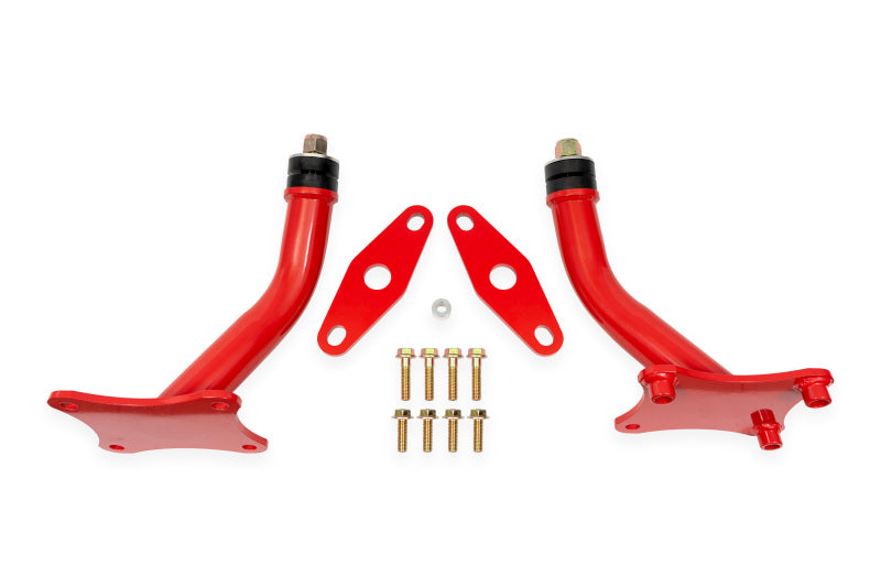 BMR 16-24 Chevrolet Camaro (6th Gen) Motor Mount Kit w/ Solid Bushings - Red