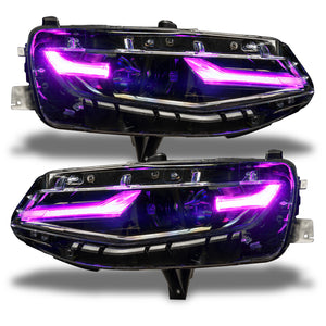 Oracle 19-21 Chevy Camaro LS/LT RGB+A Headlight DRL Kit - ColorSHIFT w/ 2.0 Controller