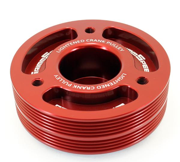 GrimmSpeed Subaru Red Lightweight Crank Pulley