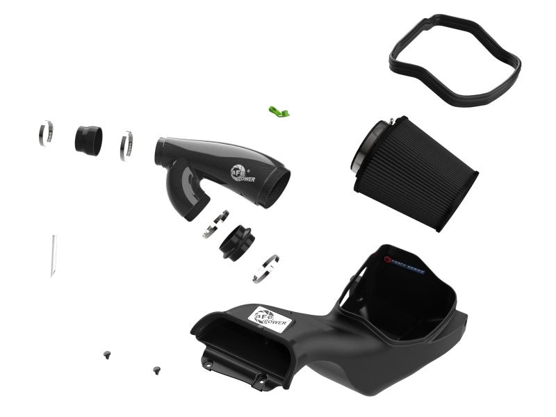 aFe 21-24 Ford F150 Raptor Track Series Carbon Fiber Cold Air Intake System w/ Black Pro 5R Filter