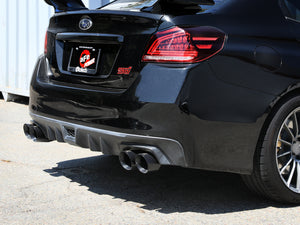 aFe Subaru WRX/STi 15-21 H4-2.0/2.5L Takeda 3in to 2-1/2in Stainless Cat-Back Exhaust w/ Black Tip