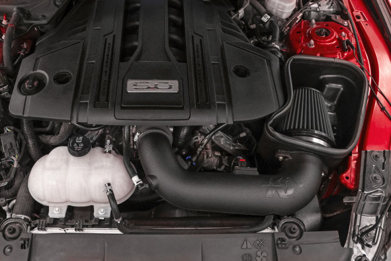 K&N 18-23 Ford Mustang GT 5.0L V8 F/I DRYFLOW Performance Air Intake System