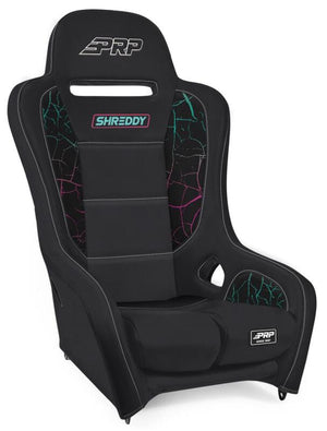 PRP Shreddy Edition Podium Suspension Seat - Cracked/Black