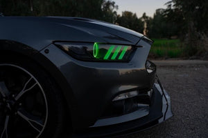 Oracle 15-17 Ford Mustang V6/GT/Shelby DRL w/ Halo Kit - ColorSHIFT w/ 2.0 Controller
