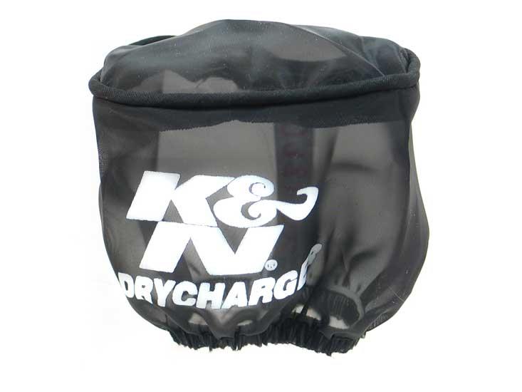 K&N Drycharger Wrap Black 3in W 4in L Closed Top
