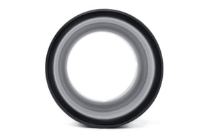Dinan Double-Walled 4in Clamp-On Exhaust Tip - Black - 4in Outlet / 2.75in Inlet