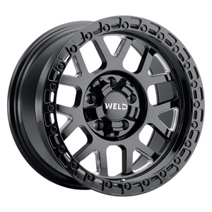 Weld Cinch 20x9 / 5x127 / 5 BS / 87.1 HB - Gloss Black Milled - Non-BL Wheel