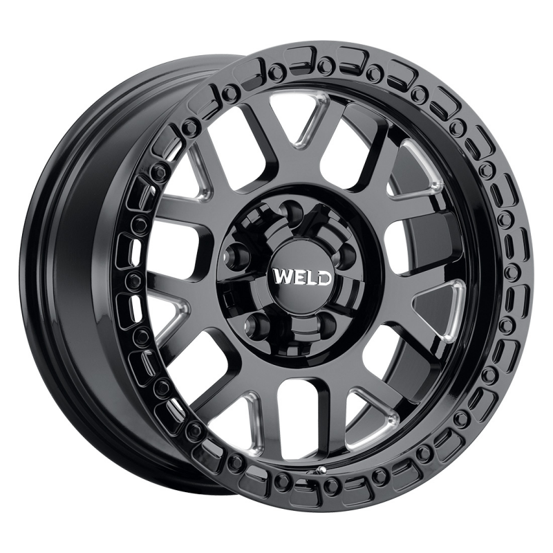 Weld Cinch 20x9 / 5x127 / 5 BS / 87.1 HB - Gloss Black Milled - Non-BL Wheel