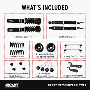 Air Lift Performance 15-19 BMW 3-Series / 15-20 BMW 4-Series Coilover Kit