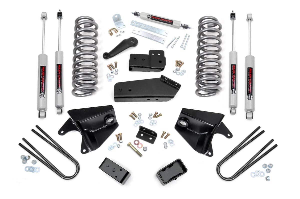 Rough Country 4 Inch Lift Kit Rear Blocks | Ford Bronco 4WD (1980-1996)