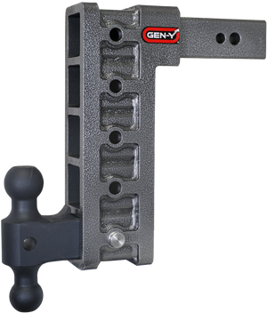 Gen-Y Mega Duty 2.5in Shank 12in Drop 3.5K TW 32K Hitch w/GH-0161 Dual-Ball