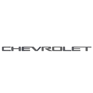 Putco 19-20 Chevy Colorado - Grille Letters - Black Platinum Chevrolet Letters