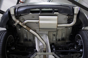 Dinan 17-24 Mini Cooper Clubman/Countryman S ALL4 (F54/F60) Valved Axleback Exhaust - Black Tips