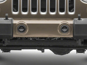 Raxiom 07-18 Jeep Wrangler JK V2 LED Switchback Fog Lights with Amber Turn Signal and Halo Rings