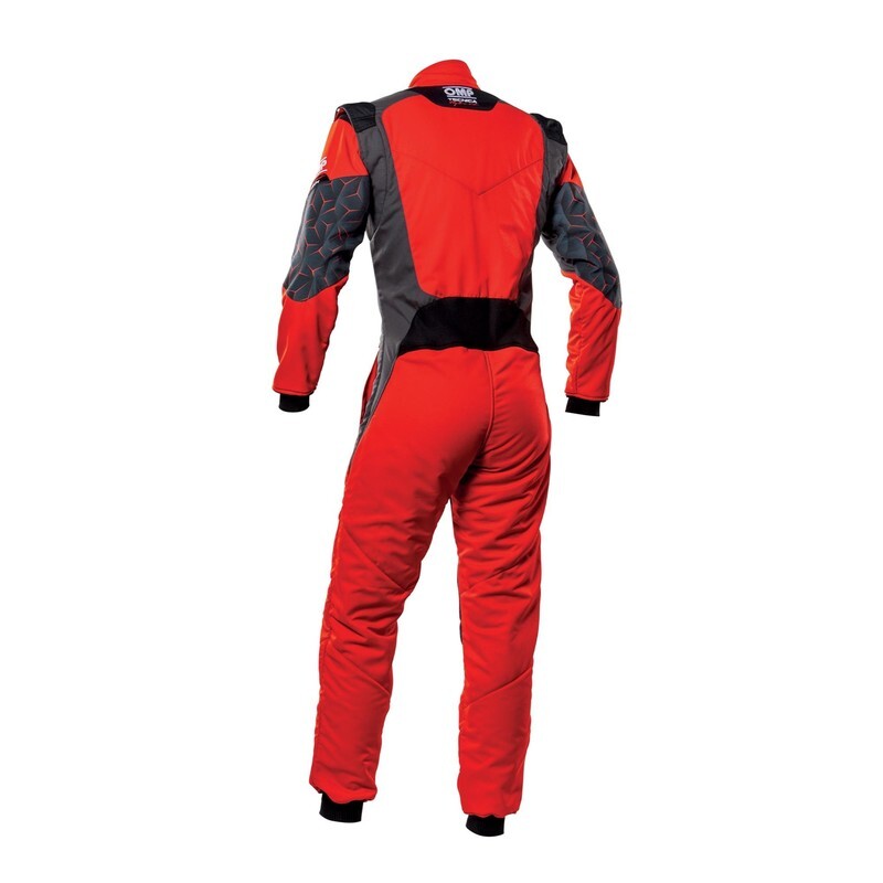OMP Tecnica Hybrid Overall Fia 8856-2018 - Red/Black Sz 54