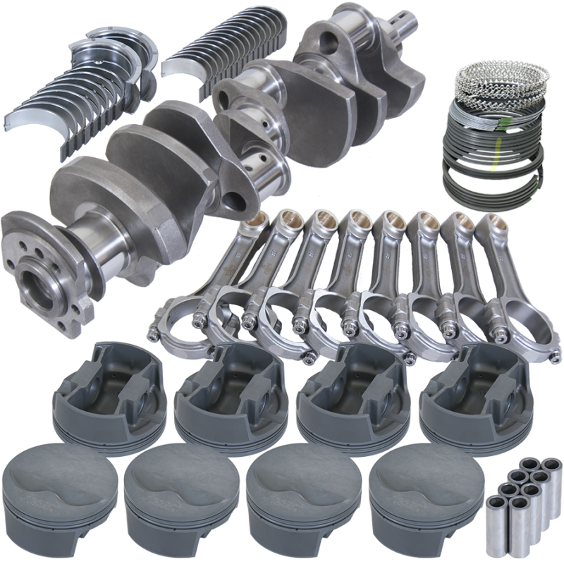 Eagle Chevy 400 3.750in Crank 6.000in I-Beam Rods -5cc Flat Top 4.165in Pistons Rotating Assembly