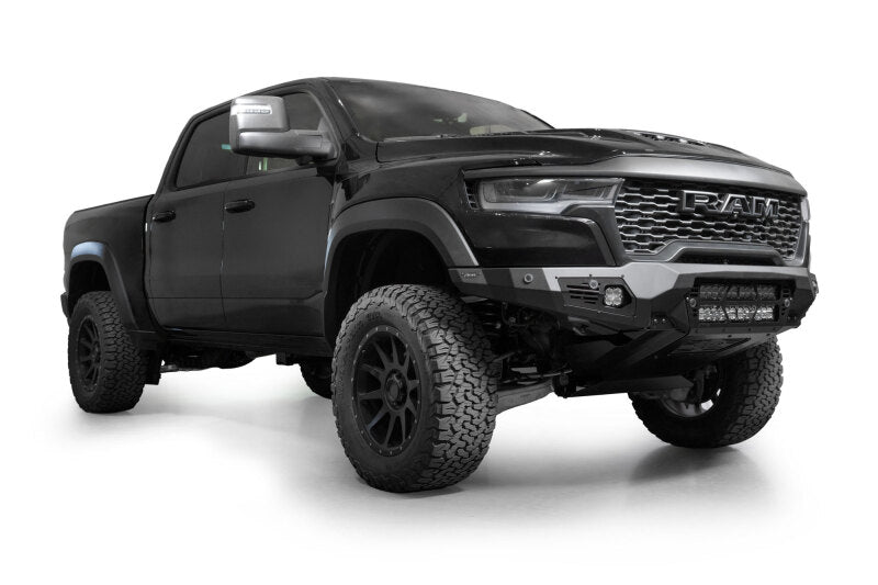 Addictive Desert Designs 25+ RAM 1500 RHO Bomber Front Bumper (20 Inch Lights)