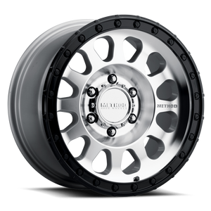 Method MR315 18x9 +18mm Offset 6x135 87mm CB Machined Wheel - Gloss Black Lip