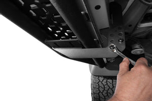 RealTruck 19-26 Ram 1500 Quad Cab Growler Sport Running Boards - Textured Black