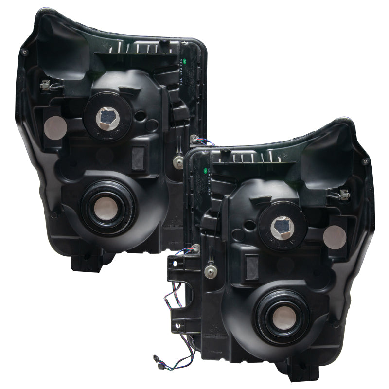 Oracle 11-16 Ford F250/350 LED HL - Black - ColorSHIFT w/ 2.0 Controller