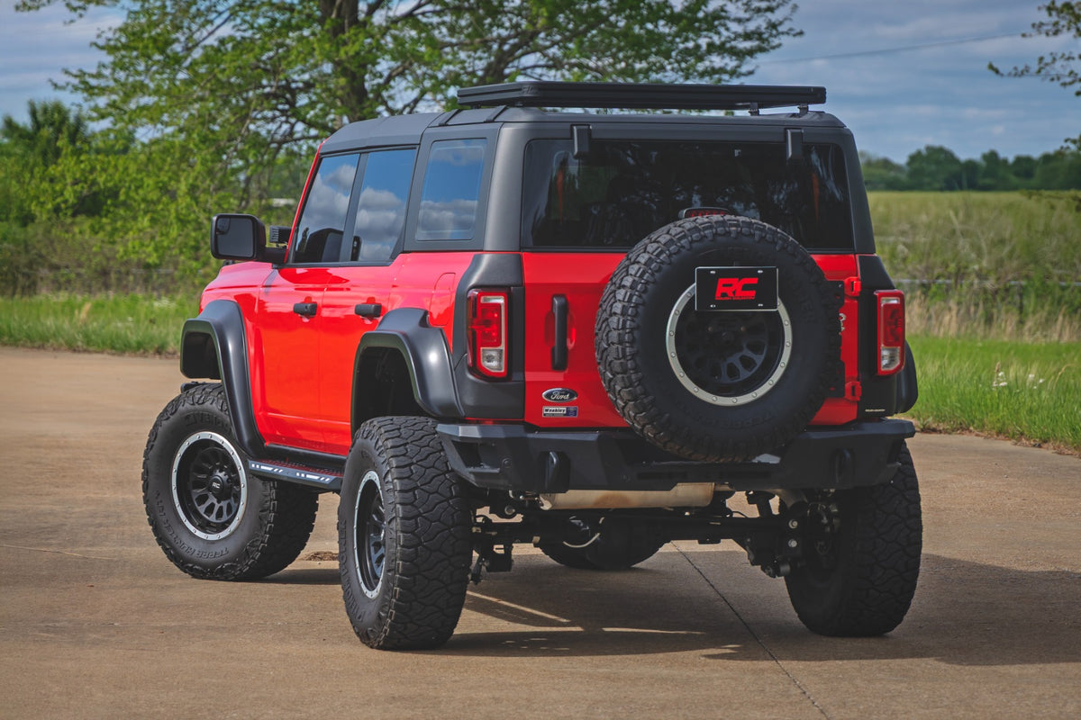 Rough Country AC2 Running Boards Amber/White | 4-Door | Ford Bronco 4WD (2021-2026)