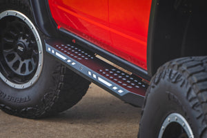 Rough Country AC2 Running Boards Amber/White | 4-Door | Ford Bronco 4WD (2021-2026)
