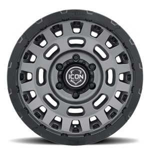 ICON Hammer Pro 17x8.5 / 6x5.5 / 25mm / 5.75in BS - Charcoal