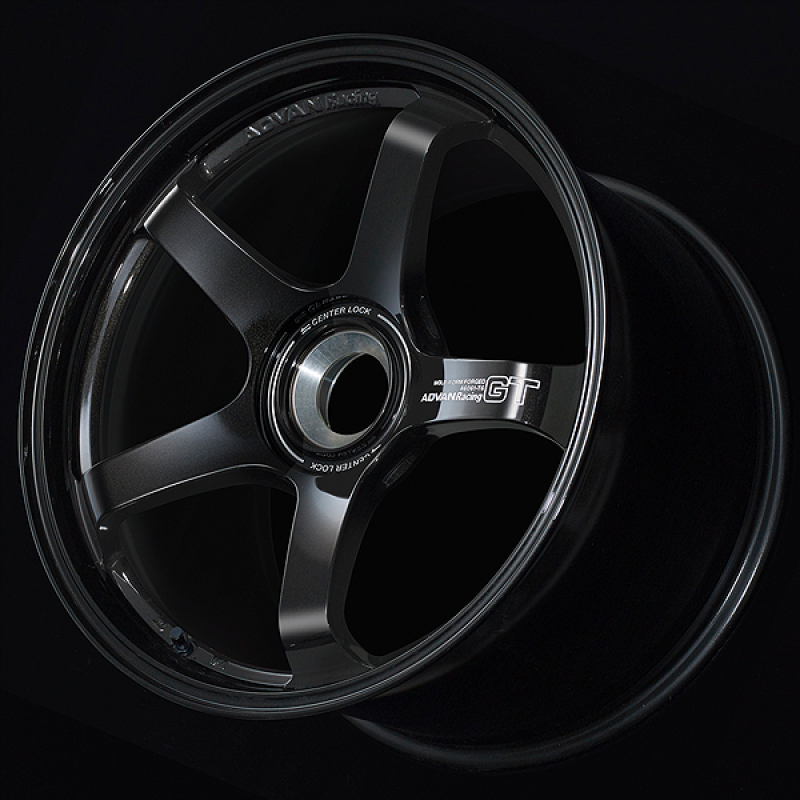 Advan GT for Porsche 19x11.5 / +63 Offset / 5x130 / 71.6mm Bore / Racing Titanium Black