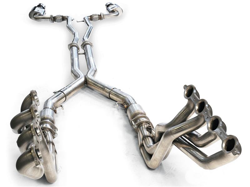 Kooks 2018+ Jeep Grand Cherokee TrackHawk 6.2L 3in Cat Back SS Exhaust