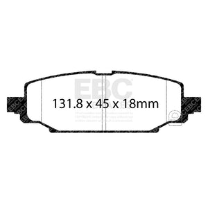EBC 2018+ Jeep Wrangler (JL) Yellowstuff Rear Brake Pads