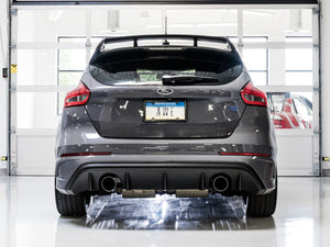 AWE Tuning Ford Focus RS Touring Edition Cat-Back Exhaust - Non-Resonated - Diamond Black Tips