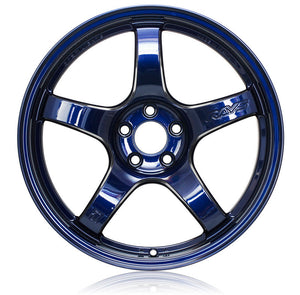 Gram Lights 57CR 18x8.5 +37 5x108 Eternal Blue Pearl Wheel